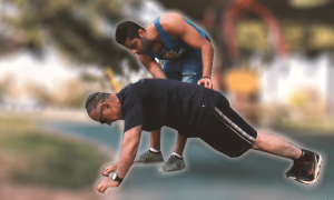 אני מתקן מתאמנים בפארק